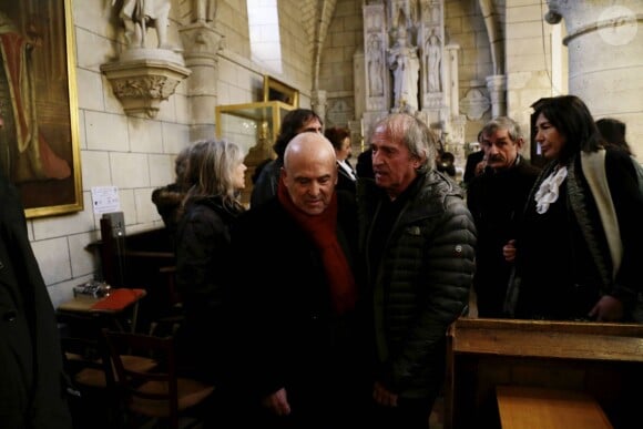 Jacques Laffite lors des obsèques de Jean-Pierre Beltoise à Saint-Vrain le 12 janvier 2015
