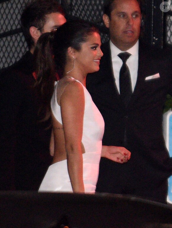 Selena Gomez et DJ Zedd, lors d'une soirée à Los Angeles après les Golden Globes, le11 juanvier 2015