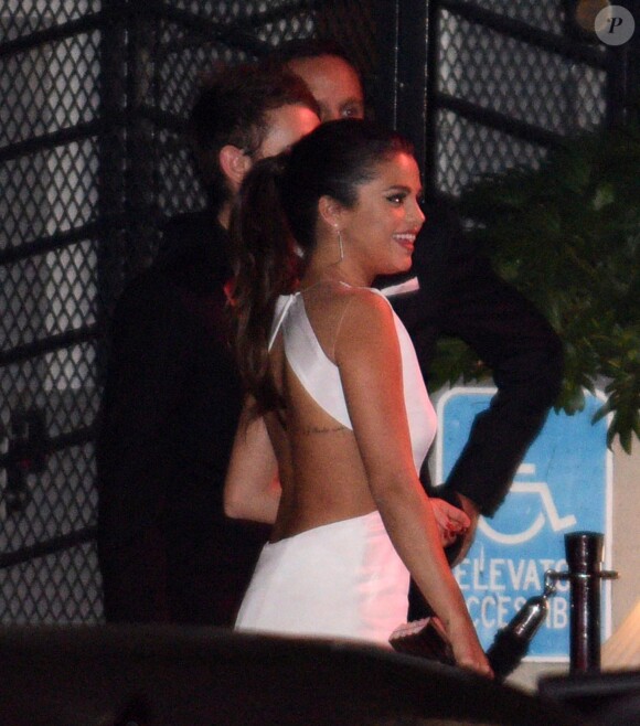 Selena Gomez et DJ Zedd, lors d'une soirée à Los Angeles après les Golden Globes, le11 juanvier 2015