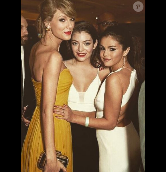 Selena Gomez, Lorde et Taylor Swift - After-party des Golden Globes, le 11 janvier 2015 à Los Angeles.