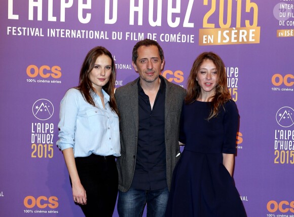 Ana Girardot, Gad Elmaleh, Sylvie Testud - Soirée d'ouverture du 18e festival international du film de comédie de l'Alpe d'Huez, le 14 janvier 2015.