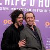 Max Boublil et Gad Elmaleh - Soirée d'ouverture du 18e festival international du film de comédie de l'Alpe d'Huez, le 14 janvier 2015.