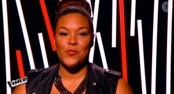 Maliya Jackson dans The Voice 4, le samedi 17 janvier 2015, sur TF1