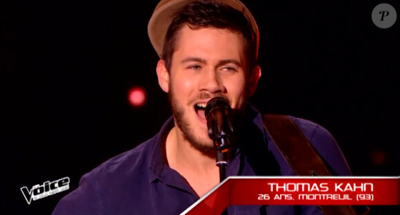 Thomas Kahn dans The Voice 4, sur TF1, le samedi 17 janvier 2015