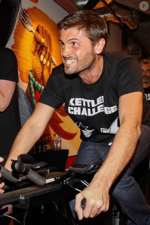 Exclusif - Christophe Beaugrand - Kettler Challenge au profit de l'association "L'étoile de Martin" à l'hôtel Molitor à Paris, le 1er décembre 2014.