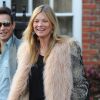 Kate Moss et son mari Jamie Hince quittent leur domicile. La top model fête aujourd'hui ses 41 ans. Le 16 janvier 2015