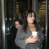 L'ancienne star de la série télé Beverly Hills 90210 Shannen Doherty se rend à la station de radio SiriusXM pour l'enregistrement de l'émission de radio Just Jenny, le 15 janvier dernier