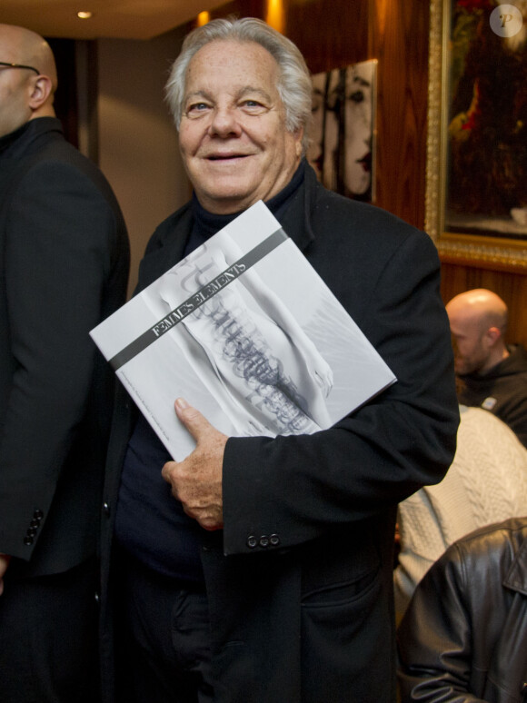 Massimo Gargia - Soirée de lancement du livre "Femmes Eléments " à l'Hôtel Le Placide à Paris, le 4 novembre 2014.