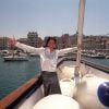 Mouna Ayoub à bord du Phocéa à Marseille, le 11 juillet 1999.