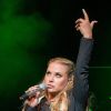 Exclusif - Anastacia donne un concert à Bruxelles, le 19 octobre 2014. La chanteuse a repris une tournée de concert en commençant par la Belgique après de nombreuses années d'absence à la suite d'un double cancer. 