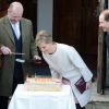 La comtesse Sophie de Wessex, accompagnée par son mari le prince Edward, rencontrait le 20 janvier 2015, jour de ses 50 ans, des personnes du programme Tomorrow's People Social Entreprises de l'association Tomorrow's People, dont elle est la marraine. Un gâteau d'anniversaire personnalisé l'attendait...