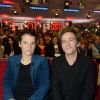 Bénabar et Hubert-Félix Thiéfaine - Enregistrement de l'émission "Vivement Dimanche" à Paris le 21 janvier 2015. L'émission sera diffusée le 25 janvier.