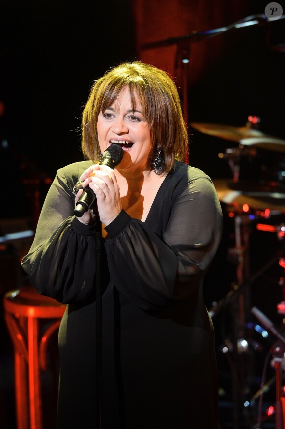 Exclusif - Lisa Angell - Concert de Lisa Angell au théâtre de la Madeleine à Paris, le 17 novembre 2014.