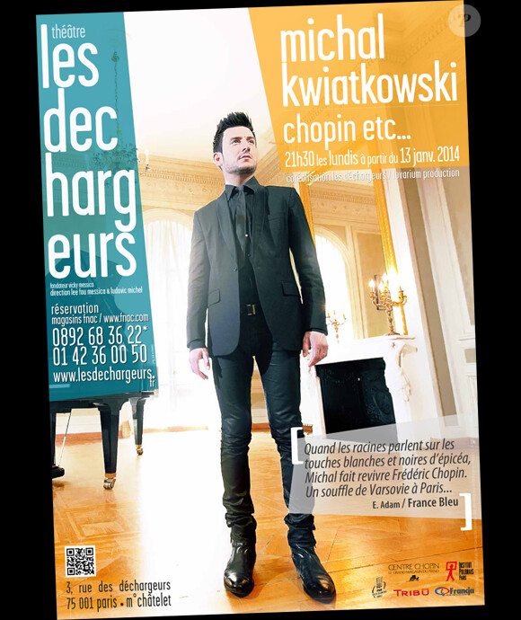 Michal Kwiatkowski se produit à Paris, tous les lundis à 21h30.