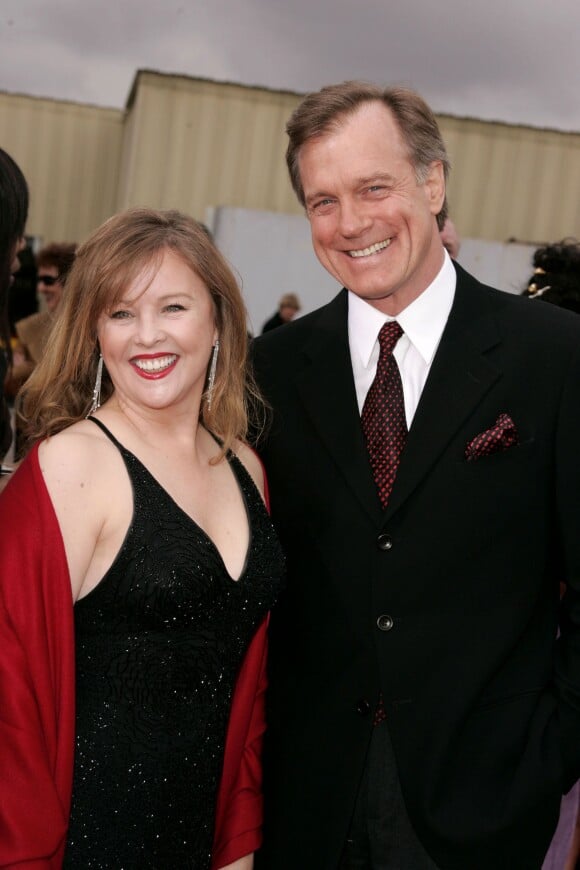 Stephen Collins et Faye Grant à Los Angeles, le 13 mars 2005.