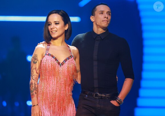 Exclusif - Alizée et Grégoire Lyonnet - Tournée "Danse avec les stars" au Zénith de Lille, le 16 janvier 2015.