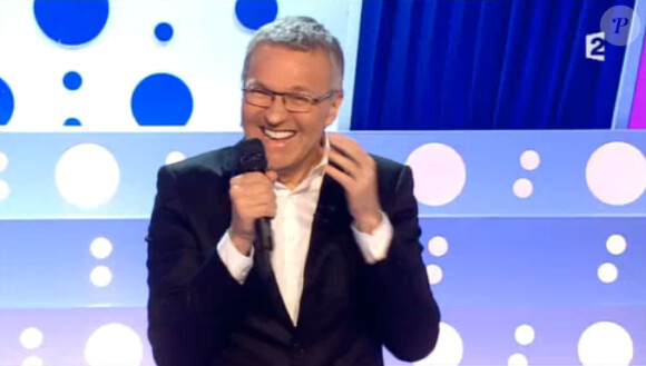 Laurent Ruquier présente On n'est pas couché sur France 2, le samedi 24 janvier 2015.
