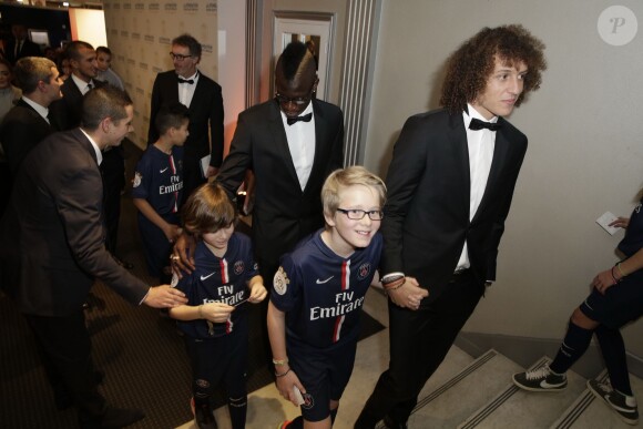 Exclusif - David Luiz - Soirée de gala de la Fondation Paris Saint-Germain qui fête ses 15 ans au Pavillon Gabriel à Paris le 27 janvier 2015.