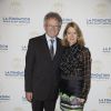 Exclusif - Nelson Monfort et sa femme Dominique - Soirée de gala de la Fondation Paris Saint-Germain qui fête ses 15 ans au Pavillon Gabriel à Paris le 27 janvier 2015.