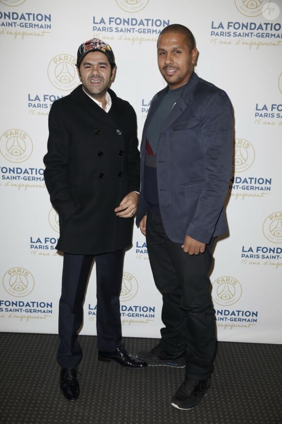 Exclusif - Jamel Debbouze - Soirée de gala de la Fondation Paris Saint-Germain qui fête ses 15 ans au Pavillon Gabriel à Paris le 27 janvier 2015.