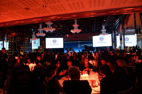 Exclusif - Soirée de gala de la Fondation Paris Saint-Germain qui fête ses 15 ans au Pavillon Gabriel à Paris le 27 janvier 2015.