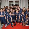 Exclusif - Jamel Debbouze et des enfants - Soirée de gala de la Fondation Paris Saint-Germain qui fête ses 15 ans au Pavillon Gabriel à Paris le 27 janvier 2015.