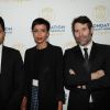 Exclusif - Nasser Al-Khelaïfi, Sonia Rolland et son compagnon Jalil Lespert - Soirée de gala de la Fondation Paris Saint-Germain qui fête ses 15 ans au Pavillon Gabriel à Paris le 27 janvier 2015.
