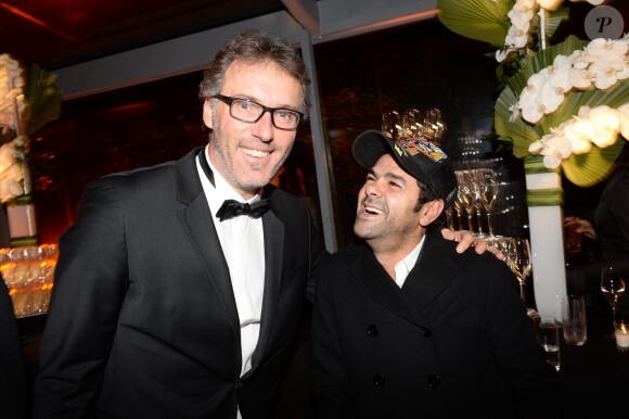 Exclusif - Laurent Blanc et Jamel Debbouze - Soirée de gala de la Fondation Paris Saint-Germain qui fête ses 15 ans au Pavillon Gabriel à Paris le 27 janvier 2015.