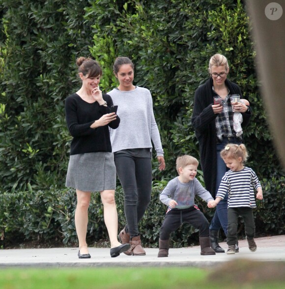Jennifer Garner se promène avec son fils Samuel à Los Angeles, le 29 janvier 2015  