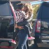 Exclusif - Beyoncé Knowles va faire du shopping avec sa fille Blue Ivy dans une bijouterie, XIV Karats, à Beverly Hills. Le 25 janvier 2015.