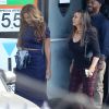 Exclusif - Beyoncé et sa mère Tina Knowles, Kelly Rowland quittent le restaurant My Two Cents après un déjeuner en famille. Los Angeles, le 25 janvier 2015.