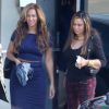 Exclusif - Beyoncé et sa mère Tina Knowles, Kelly Rowland quittent le restaurant My Two Cents après un déjeuner en famille. Los Angeles, le 25 janvier 2015.