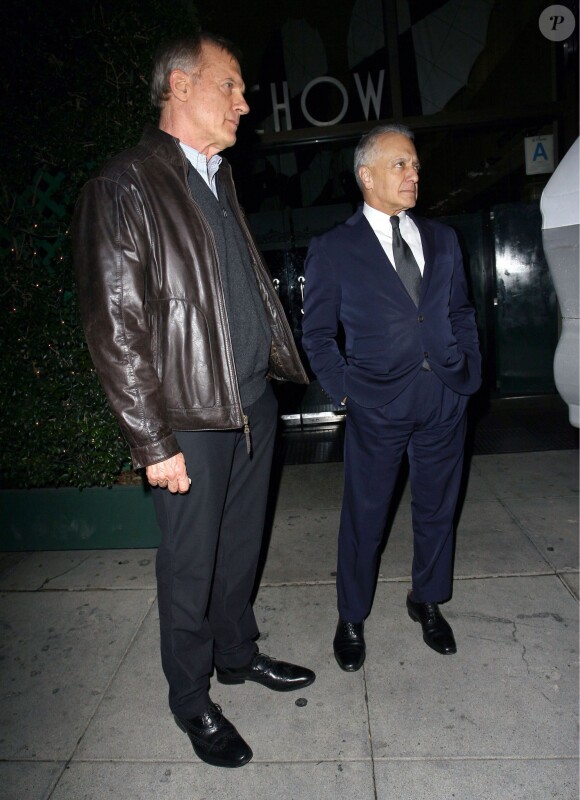 Stephen Collins lors d'un dîner avec son avocat Mark Vincent Kaplan, chez Mr Chow à Beverly Hills, le 30 janvier 2015 à Beverly Hills
