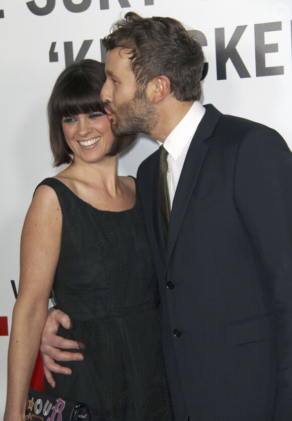 Chris O'Dowd et sa femme Dawn O'Porter - Avant-première du film "This is 40" àHollywood, le 12 décembre 2012. 