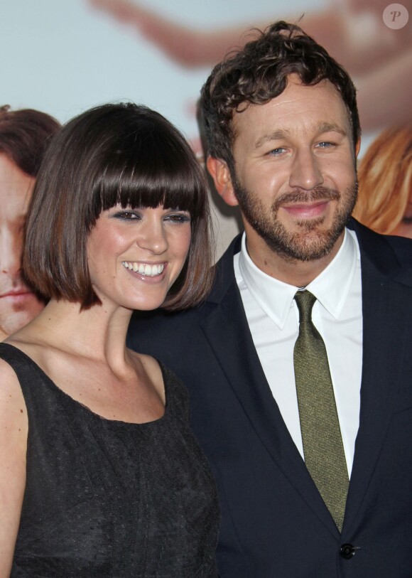 Chris O'Dowd et sa femme Dawn - Avant-première du film "This is 40" à Hollywood, le 12 décembre 2012.