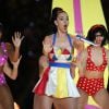 Katy Perry durant la mi-temps du Super Bowl 2015, le 1er février à Glendale.