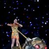 Katy Perry durant la mi-temps du Super Bowl 2015, le 1er février à Glendale.
