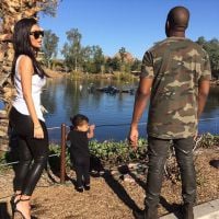 Kim Kardashian, Kanye et North West : Visite au zoo avant le Super Bowl XLIX