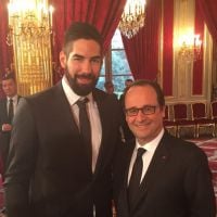 Nikola Karabatic et les Bleus à l'Elysée : François Hollande fête les 'Experts'