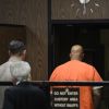 Suge Knight, inculpé pour meurtre et délit de fuite, a plaidé non-coupable lors d'une comparution au tribunal de Compton. Le 3 février 2015.