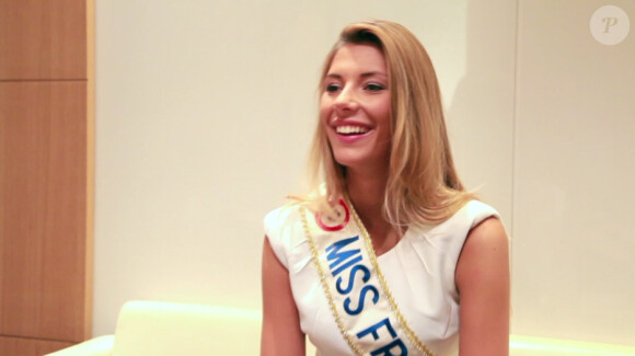 La ravissante Miss France 2015 Camille Cerf - interview exclusive de Purepeople le 4 février 2015