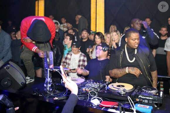 Travis Scott et Sean Kingston (qui fête ses 25 ans) enflamment l'Argyle à Hollywood, Los Angeles, le 3 février 2015.