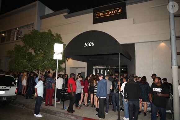 Sean Kingston fête ses 25 ans à l'Argyle. Hollywood, Los Angeles, le 3 février 2015.