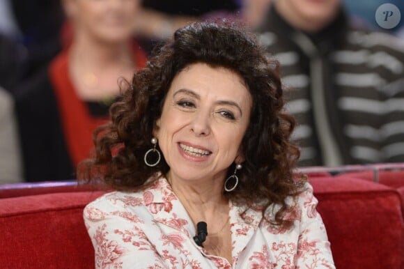 Isabelle de Botton - Enregistrement de l'émission "Vivement Dimanche" à Paris le 4 février 2015. L'émission est diffusée le 8 février.