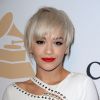 Rita Ora à la soirée pré-Grammy de Clive Davis, le 7 février 2015 au Beverly Hilton Hotel de Los Angeles.