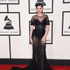 Jessie J assiste aux 57e Grammy Awards au Staples Center, habillée d'une robe haute couture Ralph & Russo (collection automne-hiver 2014). Los Angeles, le 8 février 2015.