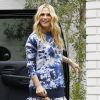 Exclusif - Molly Sims enceinte - organise sa baby shower à Bel Air le 7 février 2015.