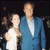 Emmanuelle Boidron et Roger Hanin à Paris en 2000.