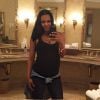 Samantha Mumba enceinte a ajouté une photo sur son compte Instagram le 2 février 2015