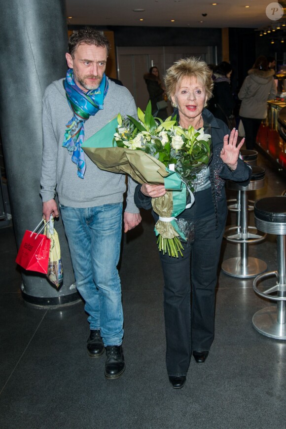 Annie Cordy et Jean-Paul Rouve - Avant-première du film "Les Souvenirs" à Bruxelles en Belgique le 19 janvier 2015.